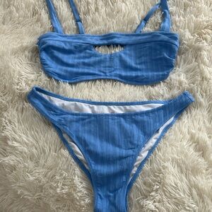 Shade & Shore Blue Bikini Set